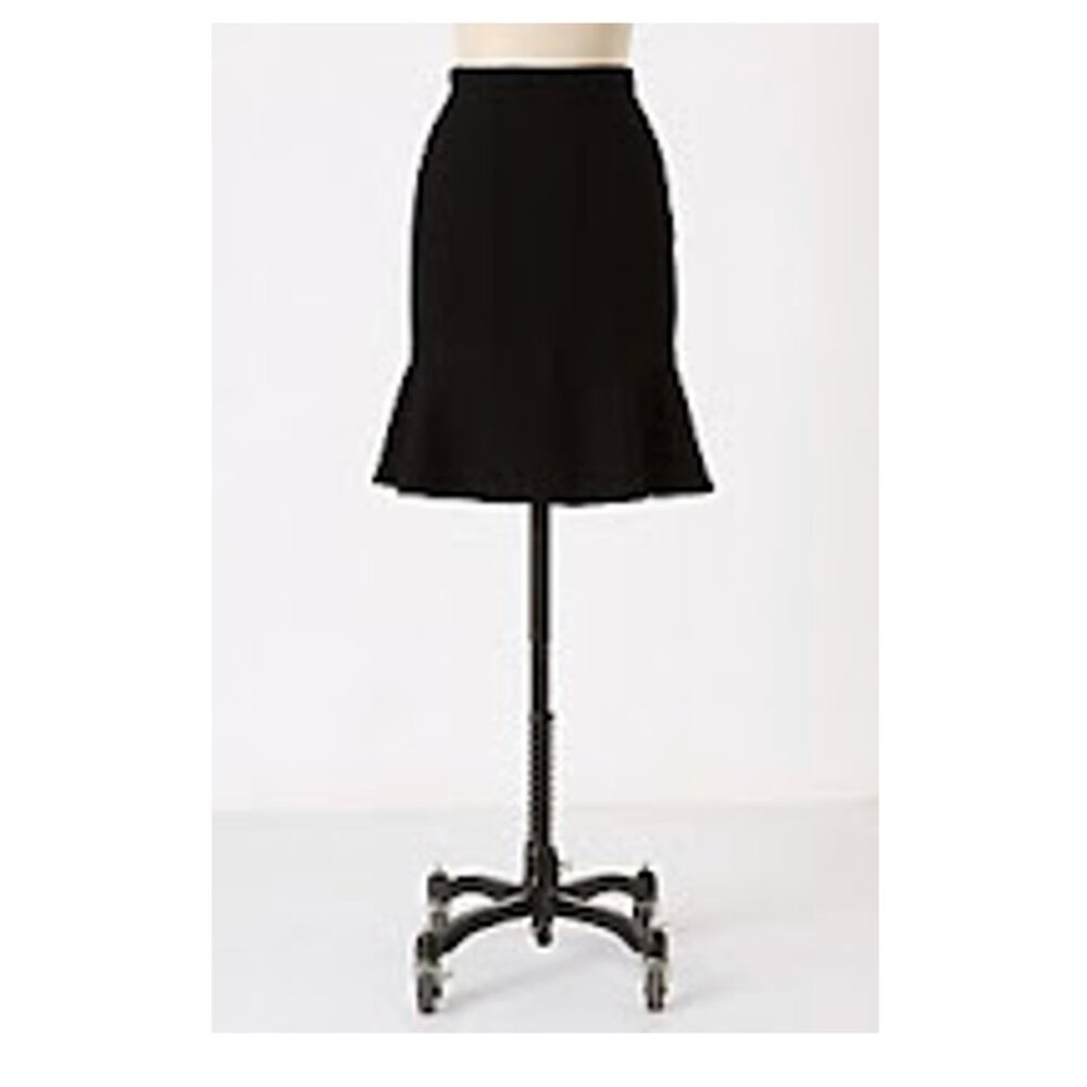 Anthropologie | Moth Black Steamer Trunk Skirt 6